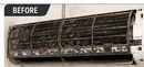 Split AC coil before UBOND cleaning service